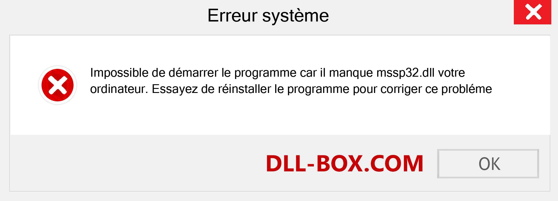 Le fichier mssp32.dll est manquant ?. Télécharger pour Windows 7, 8, 10 - Correction de l'erreur manquante mssp32 dll sur Windows, photos, images